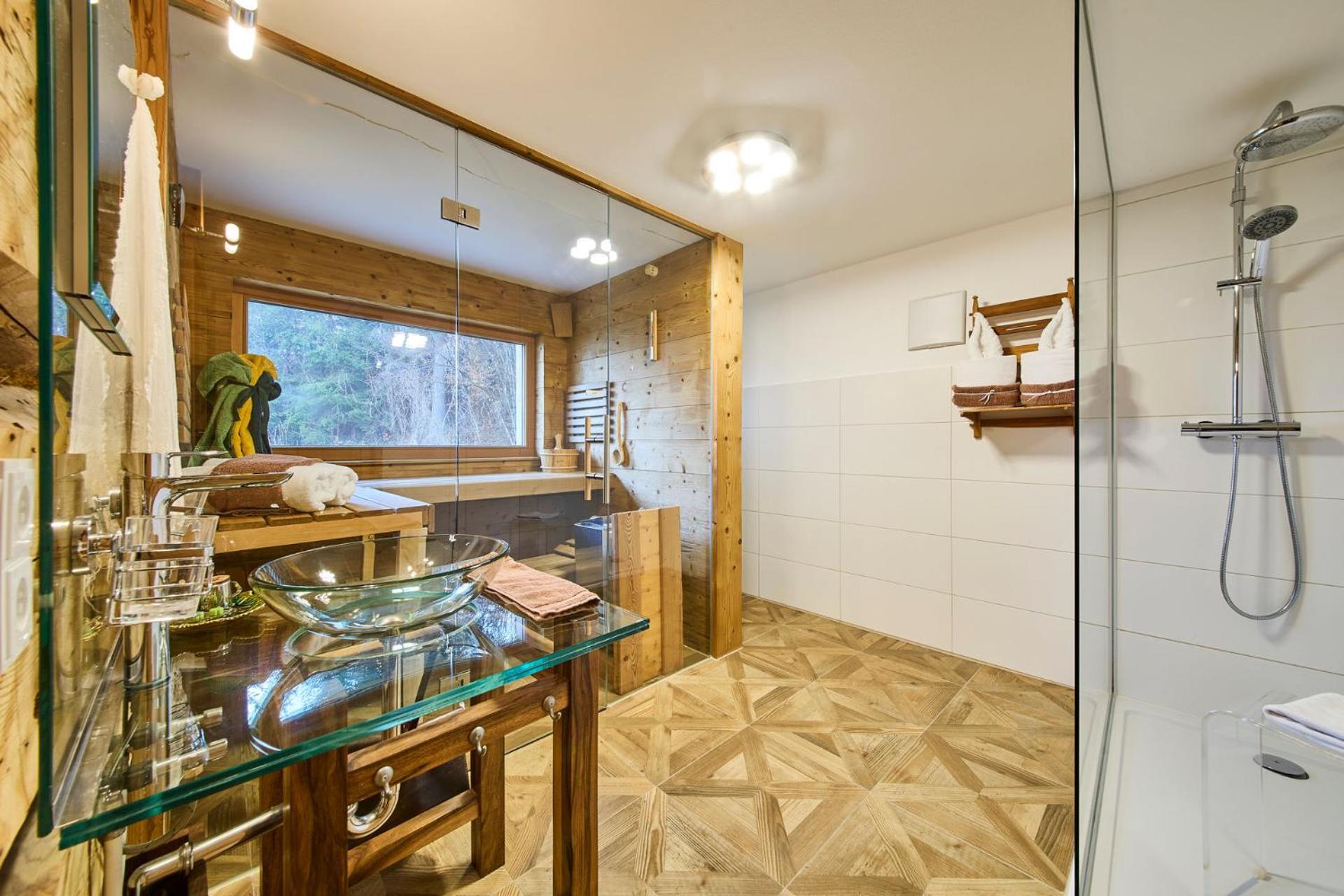 Waldharmonie - Chalet & Apartments Bad Goisern Rom bilde